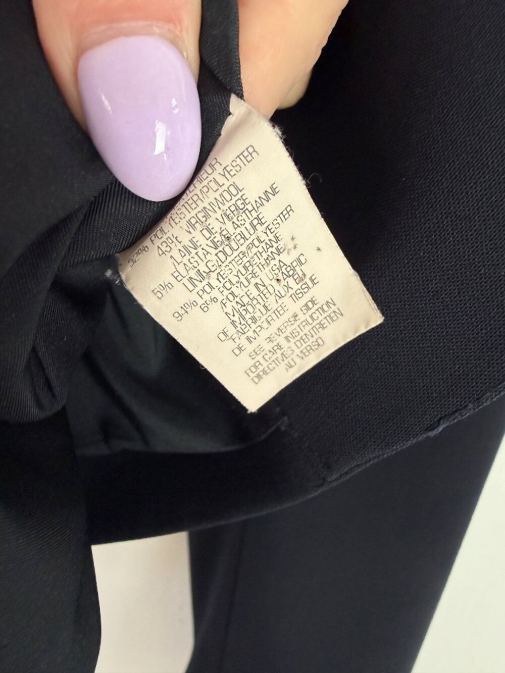 Theory Gabe B2 Urban Blazer Jacket Wool Blend One Button Black Size 00 EUC - Picture 8 of 14